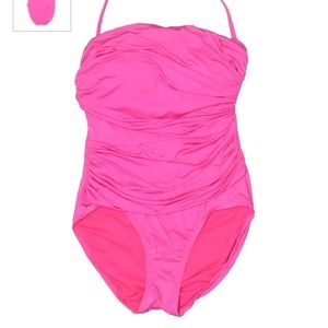 Hot pink swimsuit
